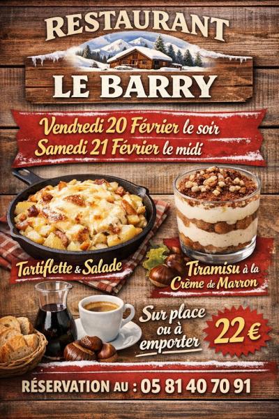 Repas savoyard au Barry