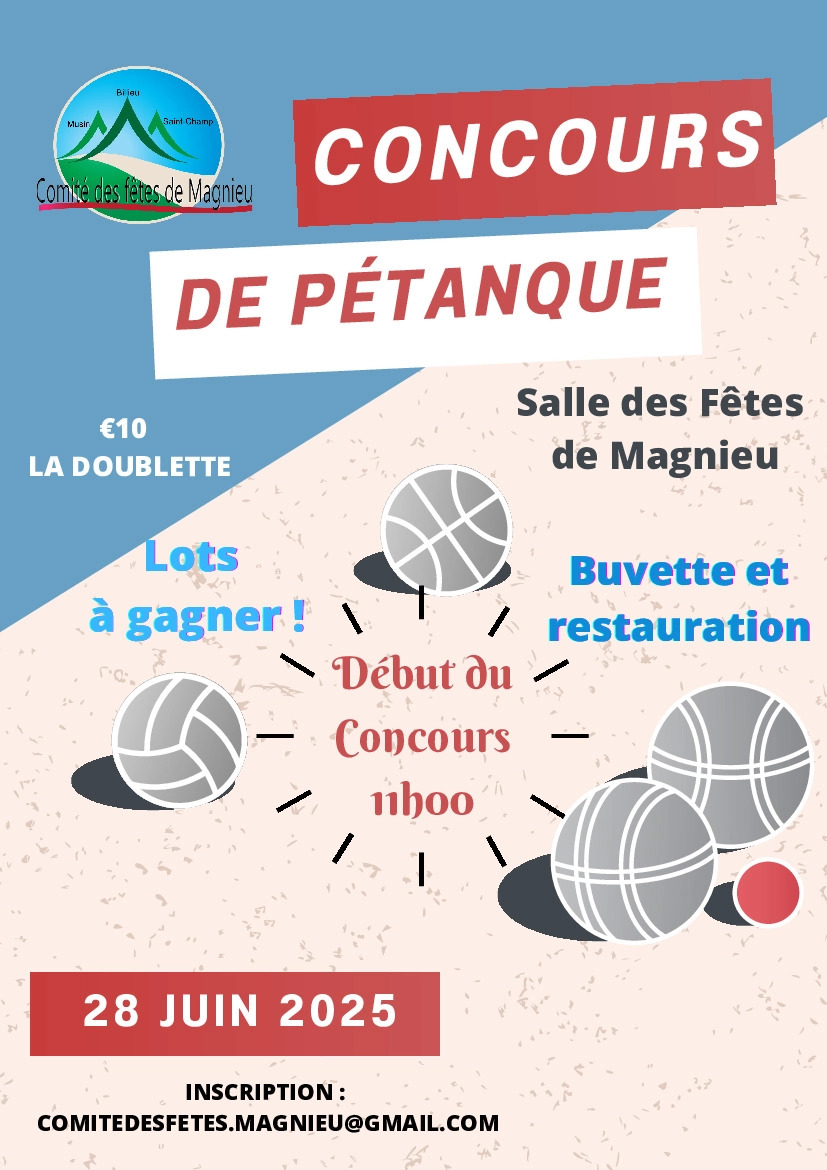 Tournoi de pétanque_Magnieu