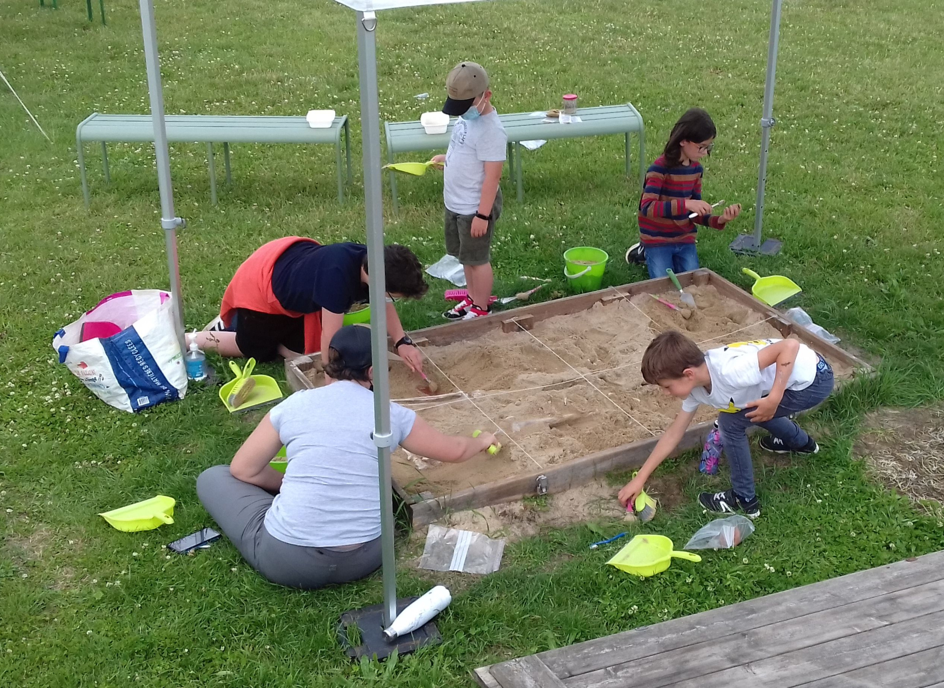 Atelier initiation à la fouille pour les petits