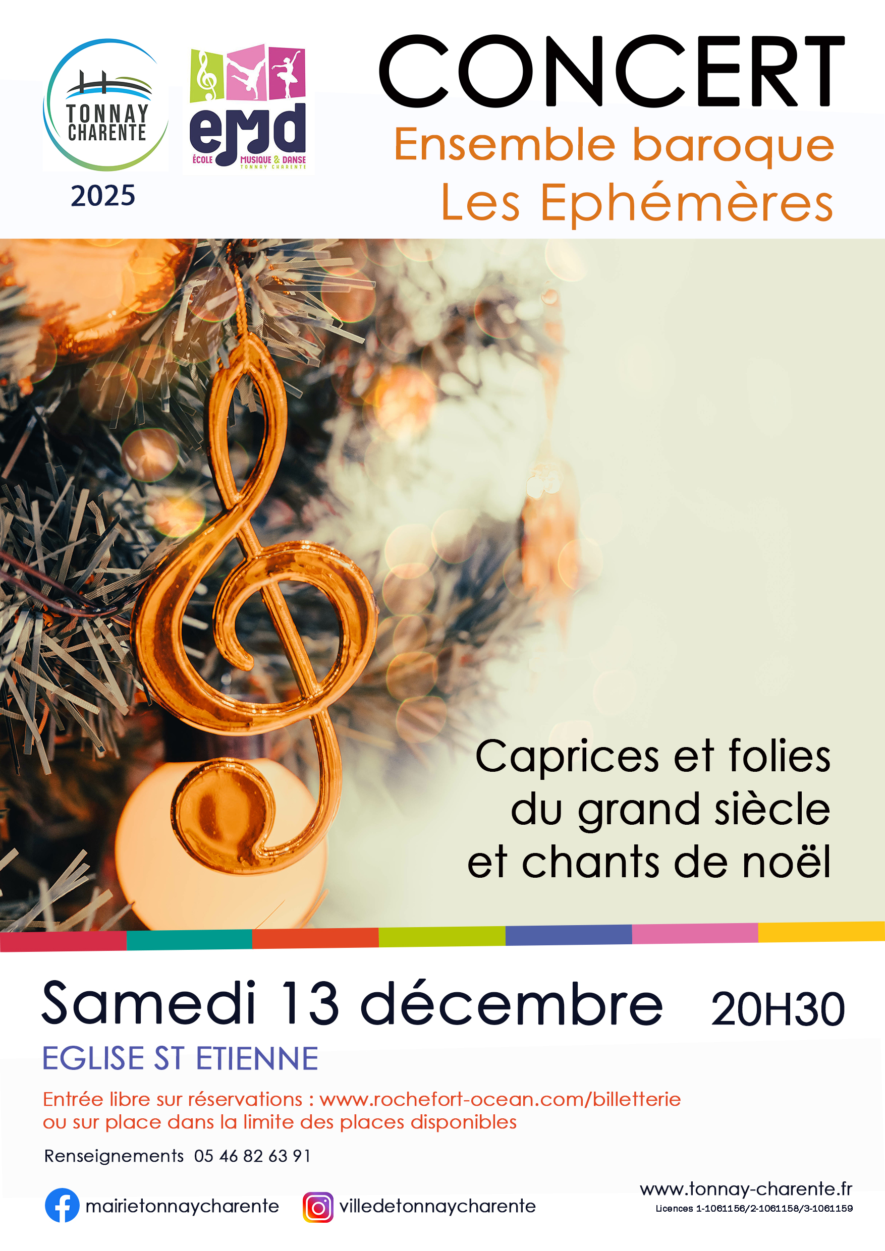 Concert de l'ensemble baroque : Les Ephémères
