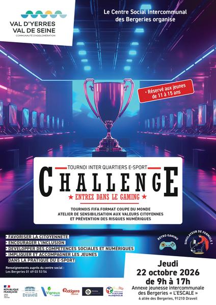 Tournoi inter quartiers E-Sport_Draveil
