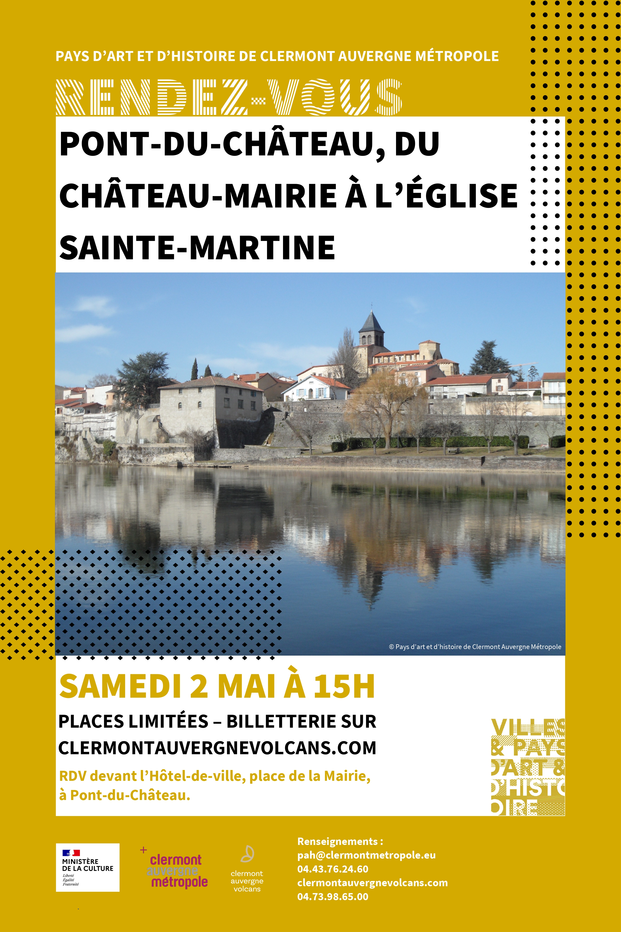 Visite guidée de Pont-du-Château | Label Pays d'art et d'histoire
