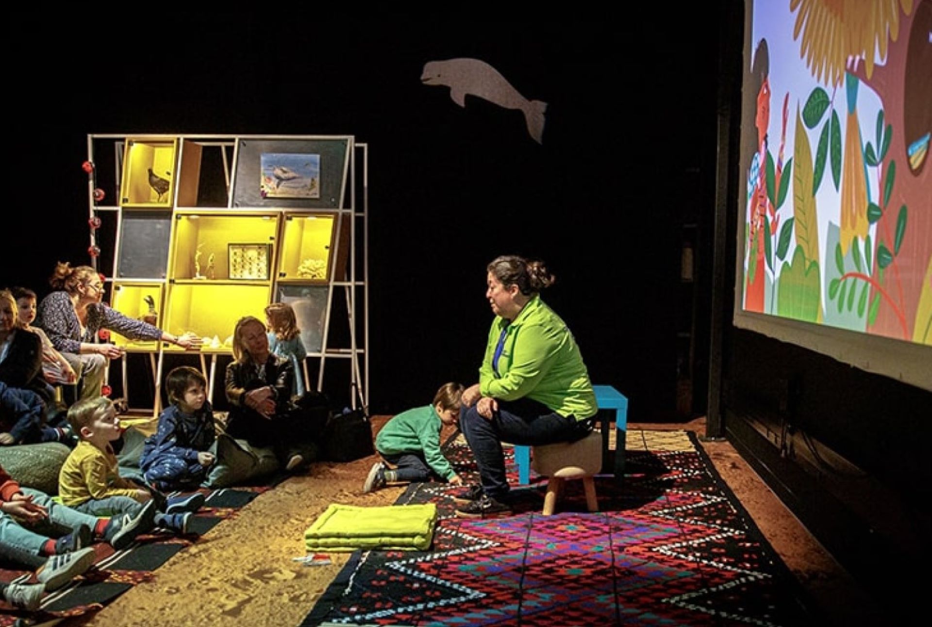 Les contes à gigoter au Musée des Confluences
