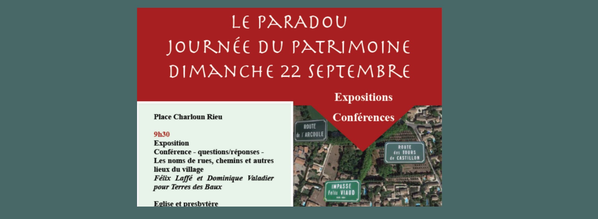 Heritage Day - Paradou