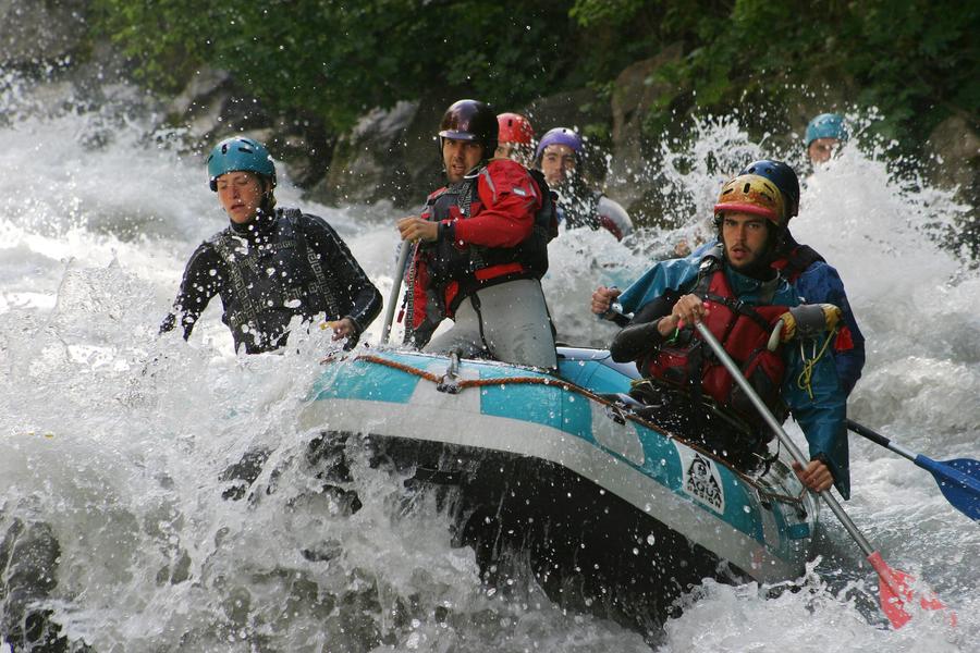 rafting sur le Doron de Bozel