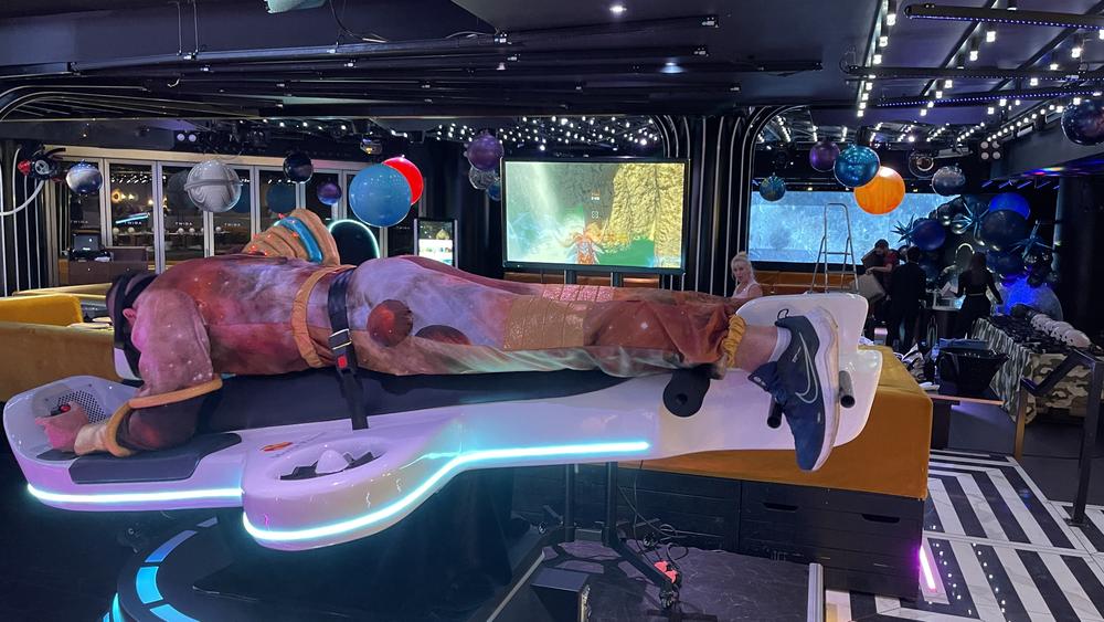 Jeux d'Automne : Flying VR simulateur de réalité virtuelle et Ninja Wall_Cavalaire-sur-Mer