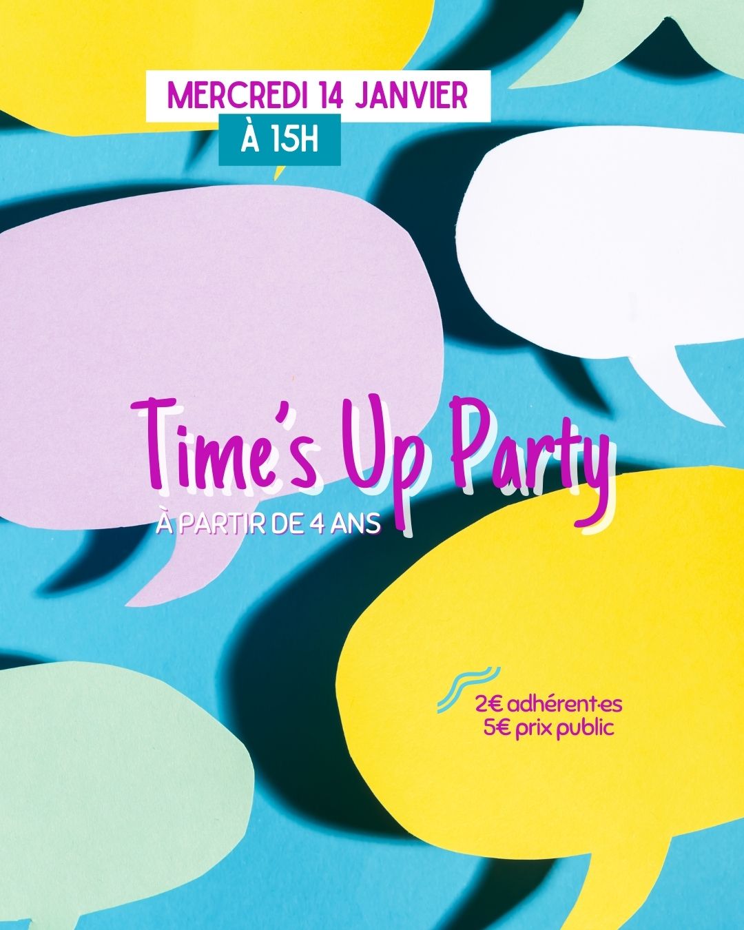 Atelier :Time's up !