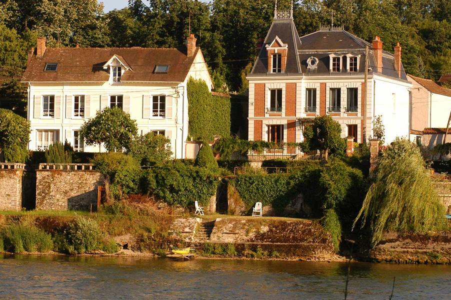 Maisons en bord de Seine -Thomery