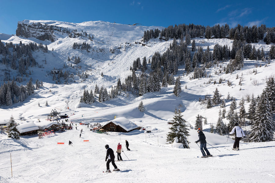Skier à Montriond, Domaine skiable d'Avoriaz