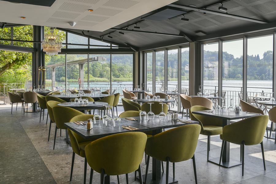 Salle de La Villa du Lac restaurant à Aiguebelette-le-Lac