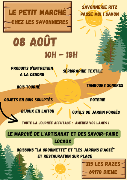Le petit marché des savoir-faire chez les savonnières