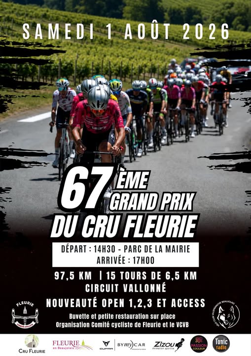 67eme Grand Prix Cycliste du Cru Fleurie_Fleurie