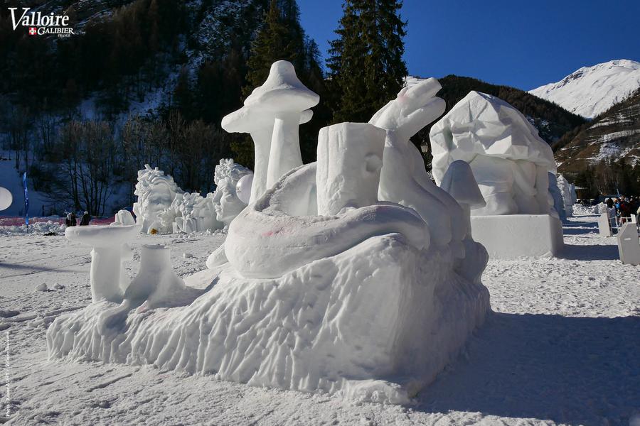 Concours international de Sculpture sur Neige_Valloire