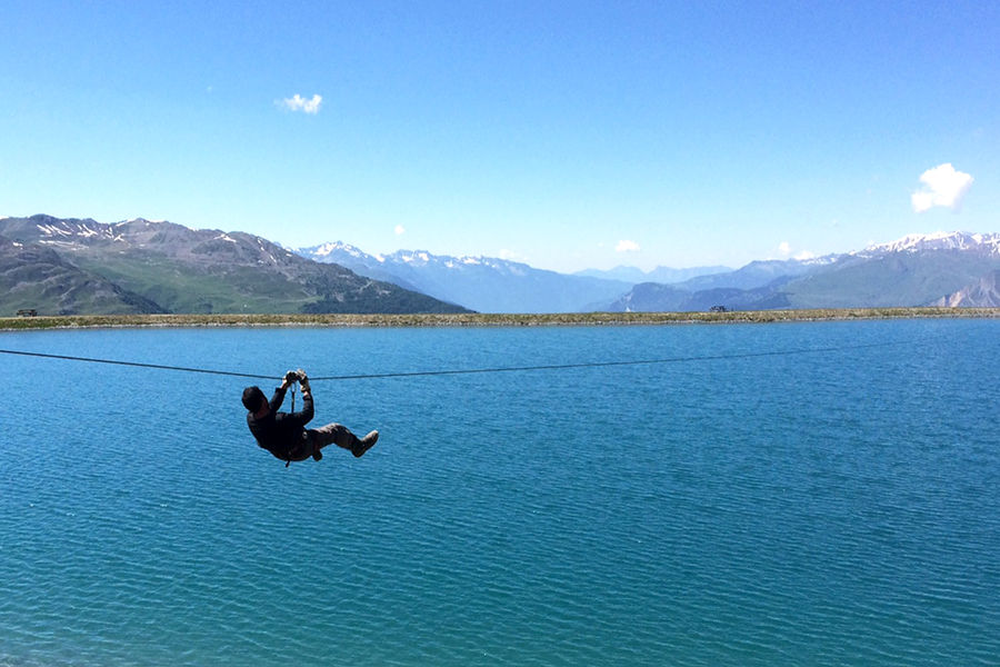 Valloire - Tyrolienne de l'Aigle