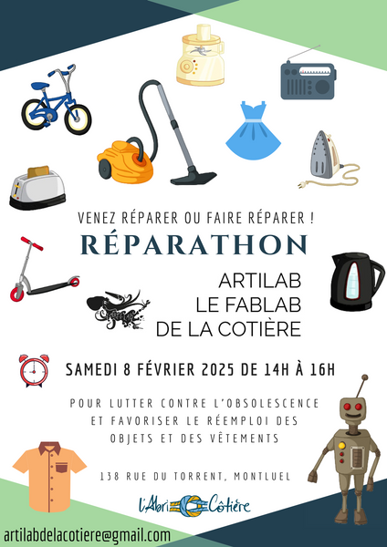 http://Réparathon%20d’Artilab%20à%20l’AbriCôtière