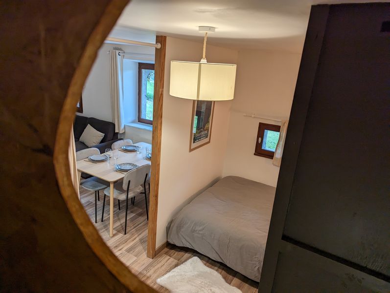 Vue depuis lit superposé 