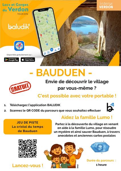 Baludik : Jeu de Piste - Le cristal du temps_Bauduen