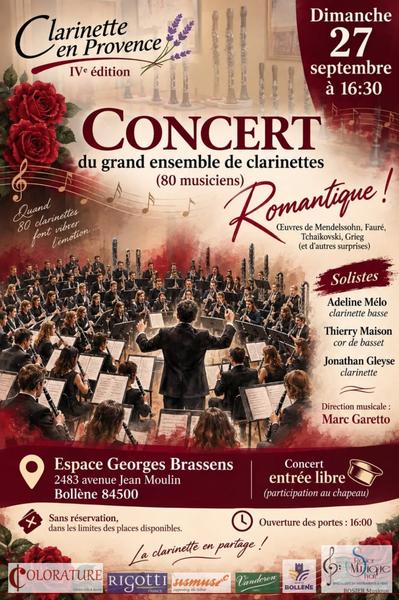 Concert du grand ensemble de clarinettes>