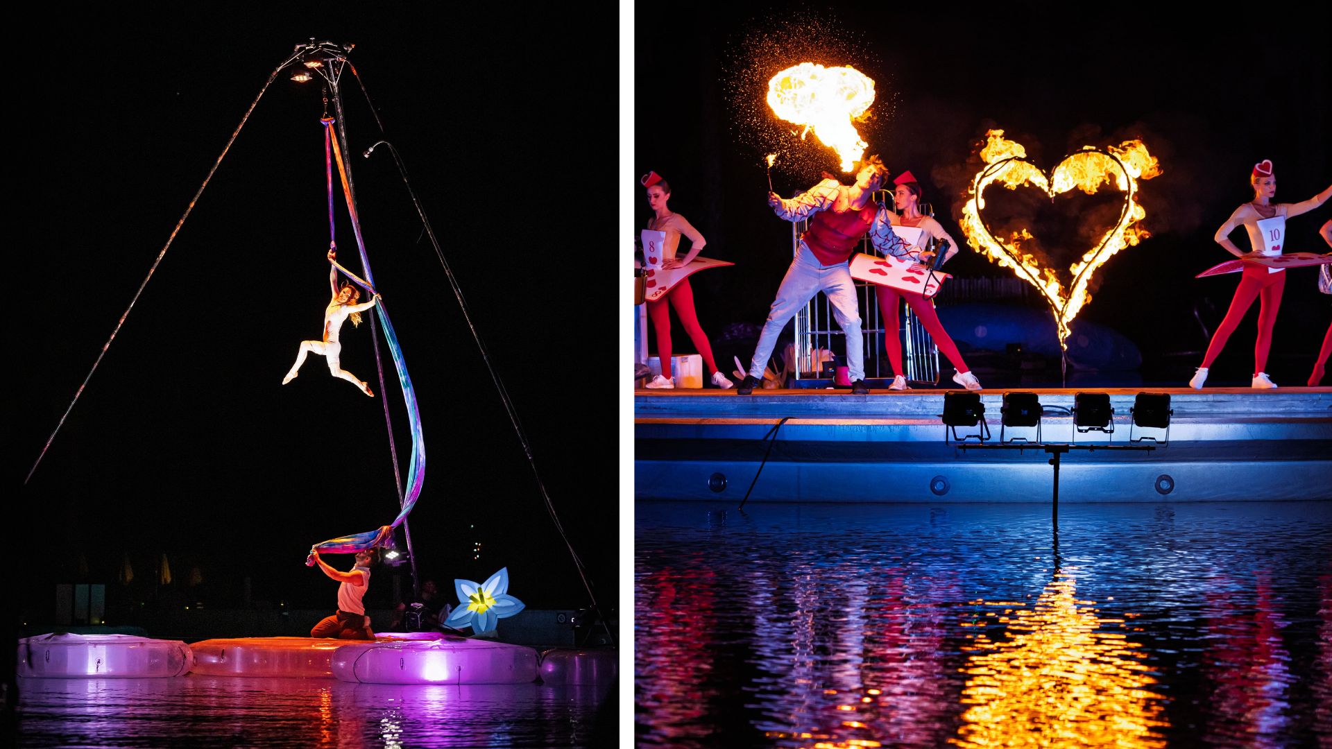 Spectacle sur l'eau - Les Estivales Sauvages