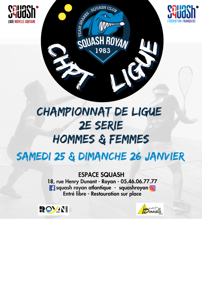 Squash - Championnat de Ligue 2e Série