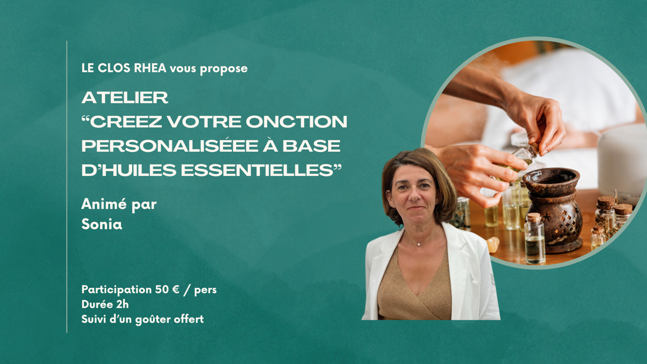 Atelier création d'onctions aux huiles essentielles