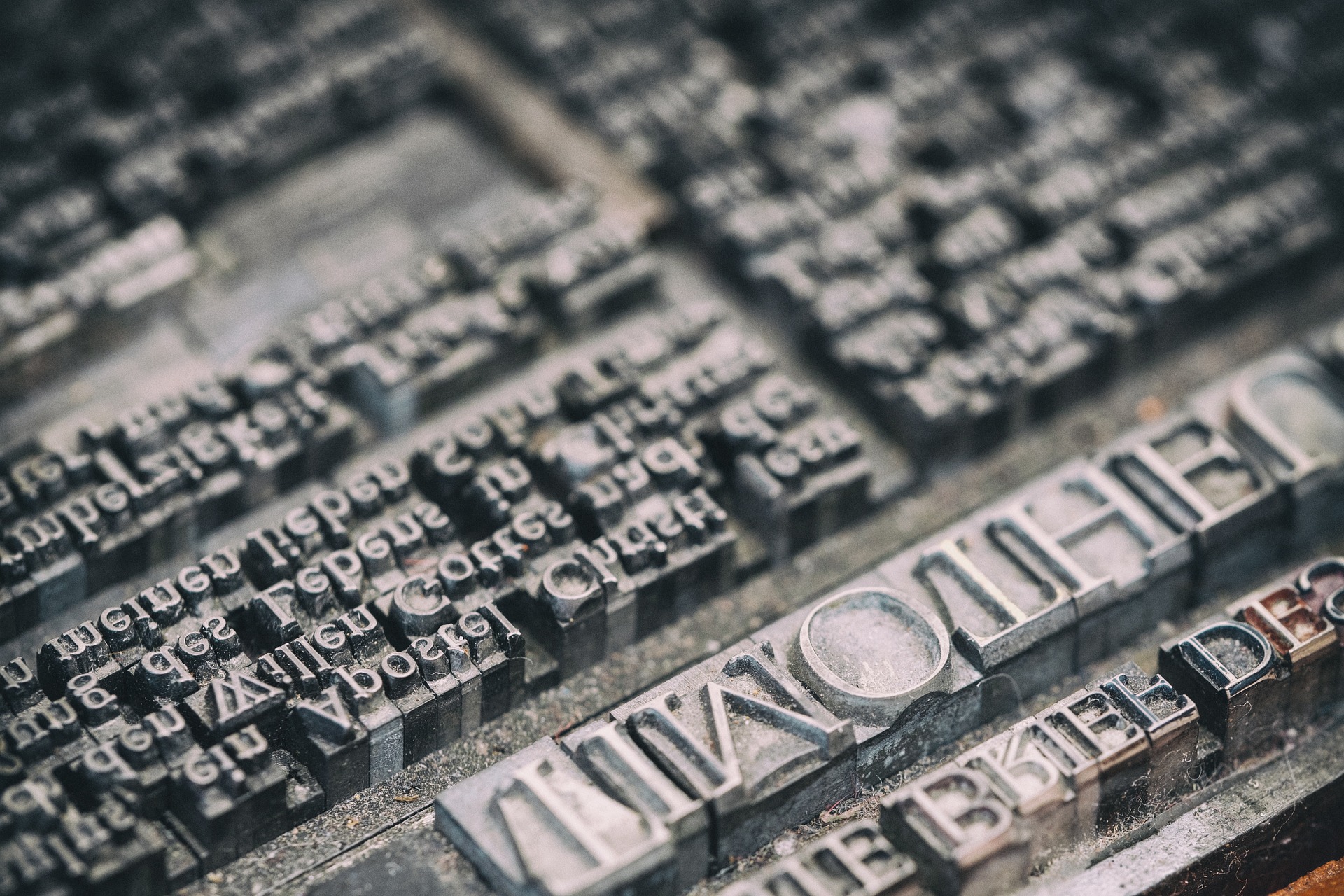 lettres permettant d'imprimer des textes