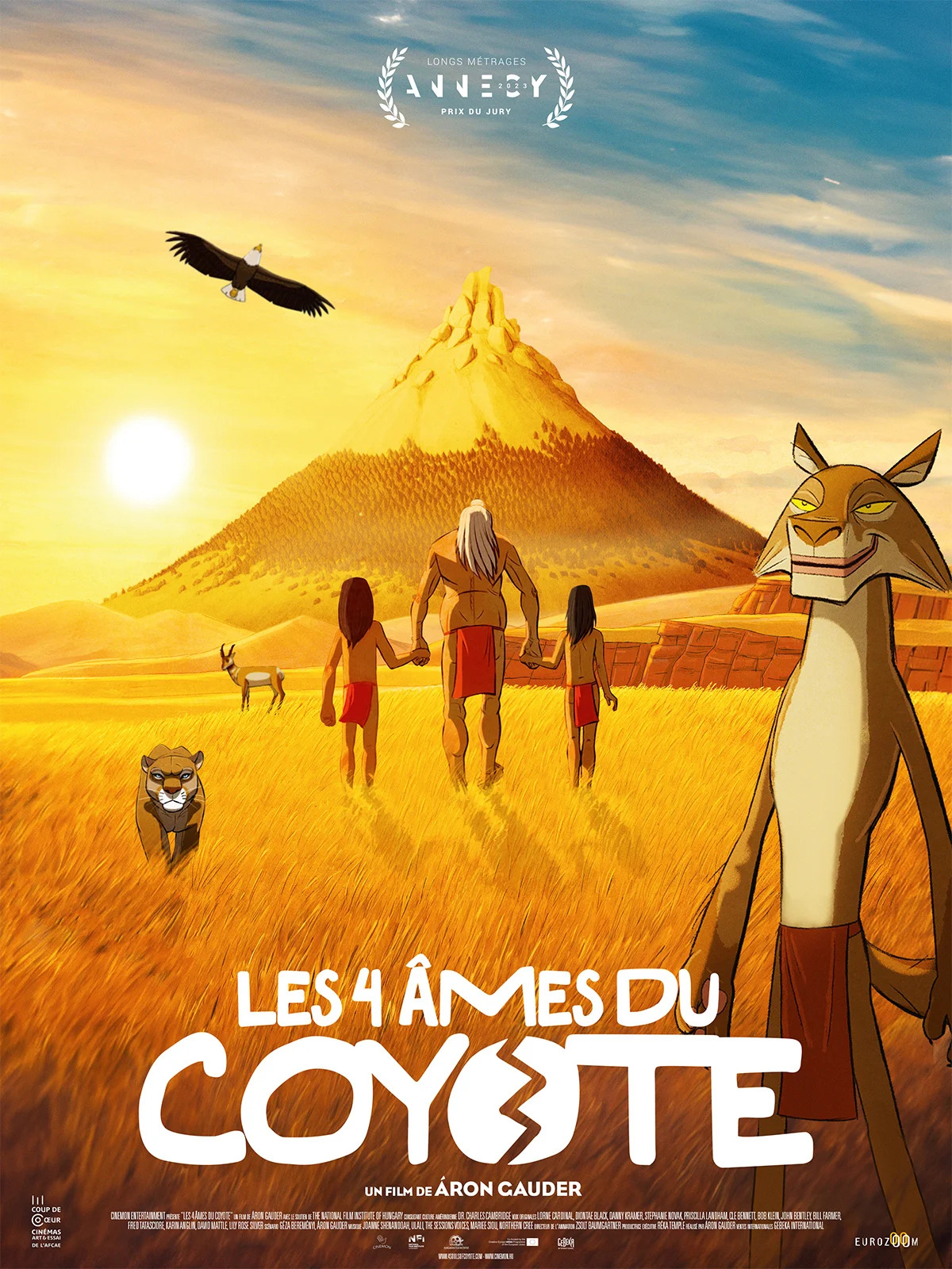 Rendez-vous futés ! : Projection cinéma du film Les 4 âmes du coyote | ciné-jeunesse