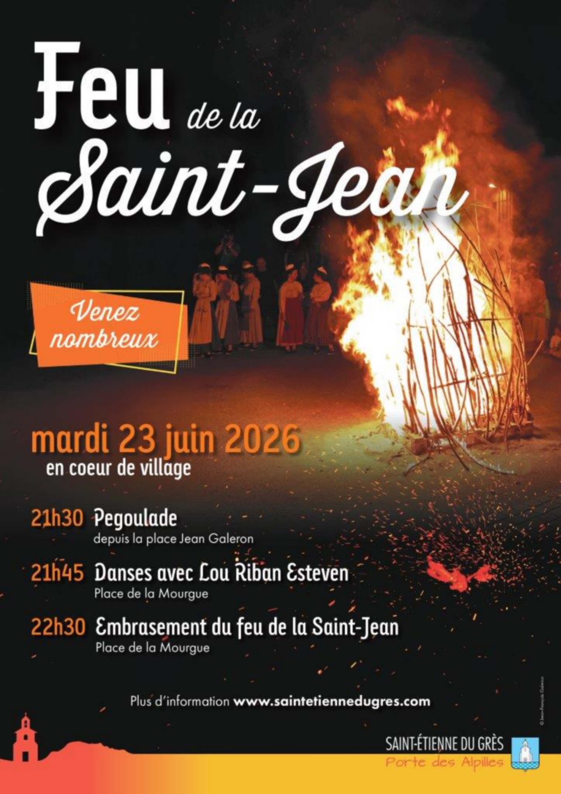 Feu de la St-Jean, Saint-Étienne-du-Grès - photo 2