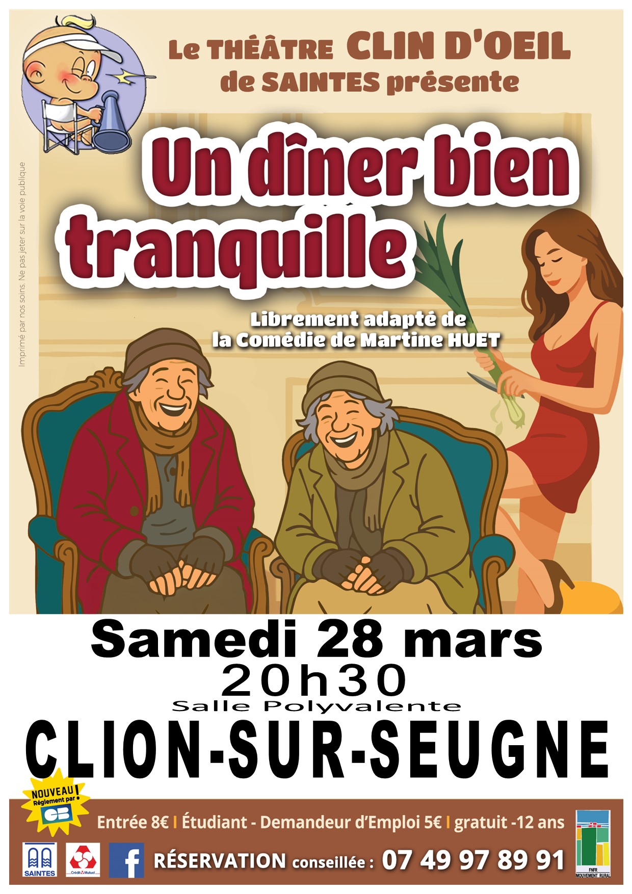 Théâtre Un Dîner Bien Tranquille