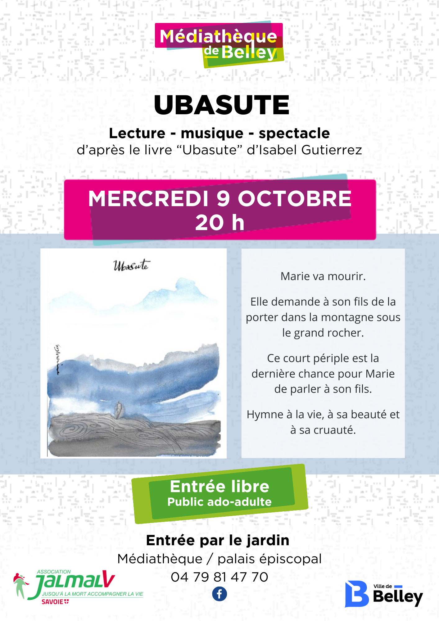 Lecture, musique, spectacle sur le texte "Ubasute"