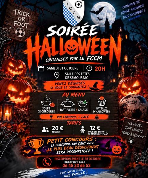 Soirée Halloween avec le FCCM