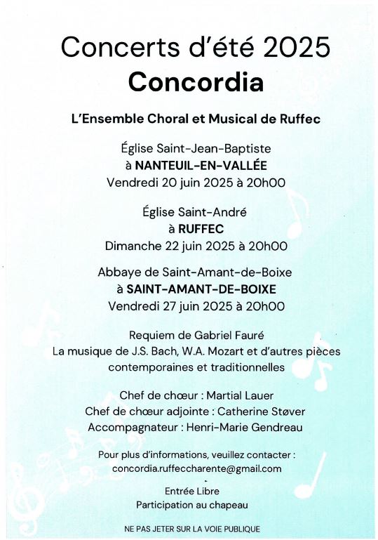 Concert d'été 