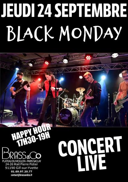 BLACK MONDAY EN CONCERT CHEZ BRASS&CO ! 