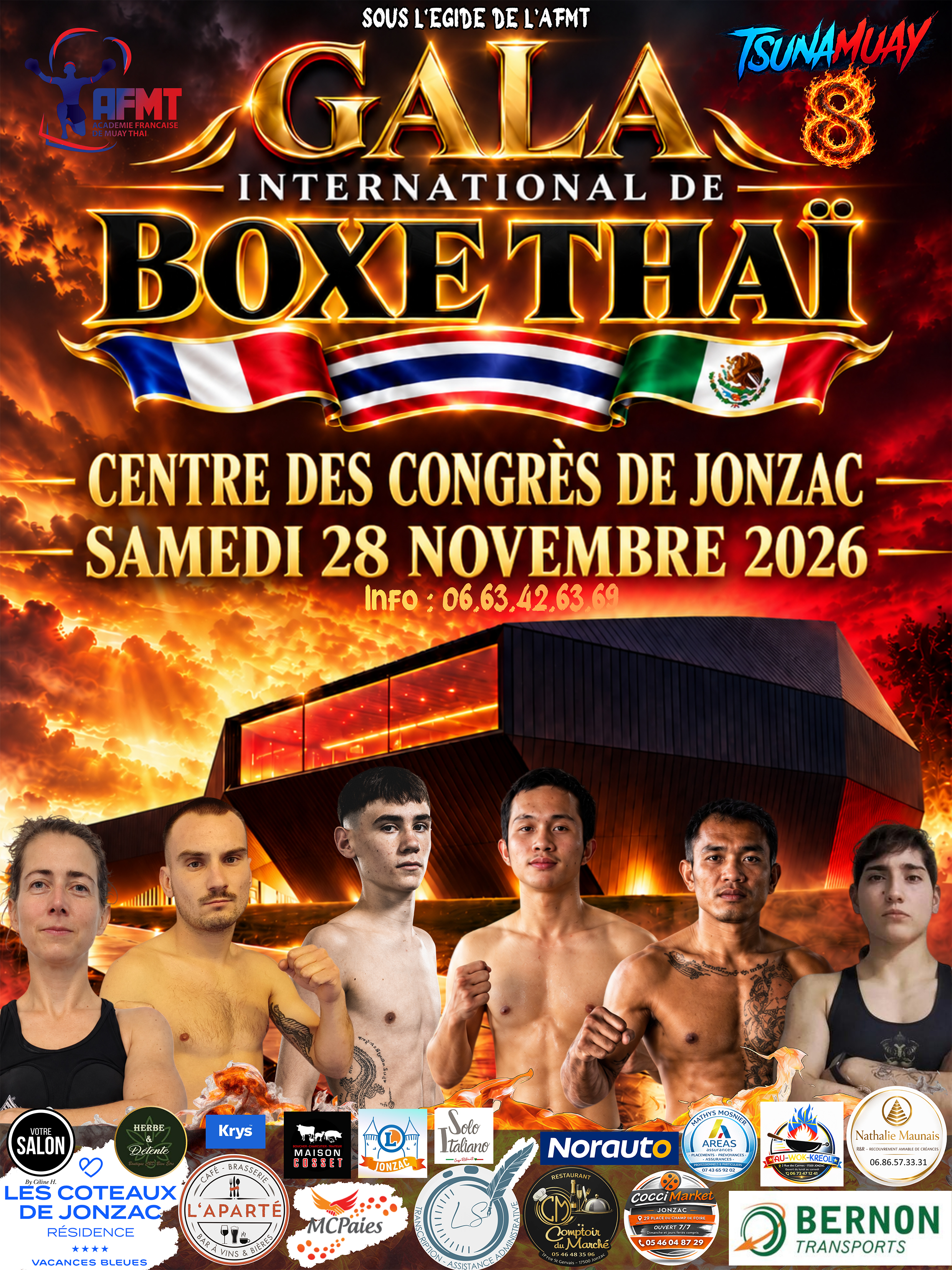 Gala international de boxe thaïlandaise - Tsunamuay 8