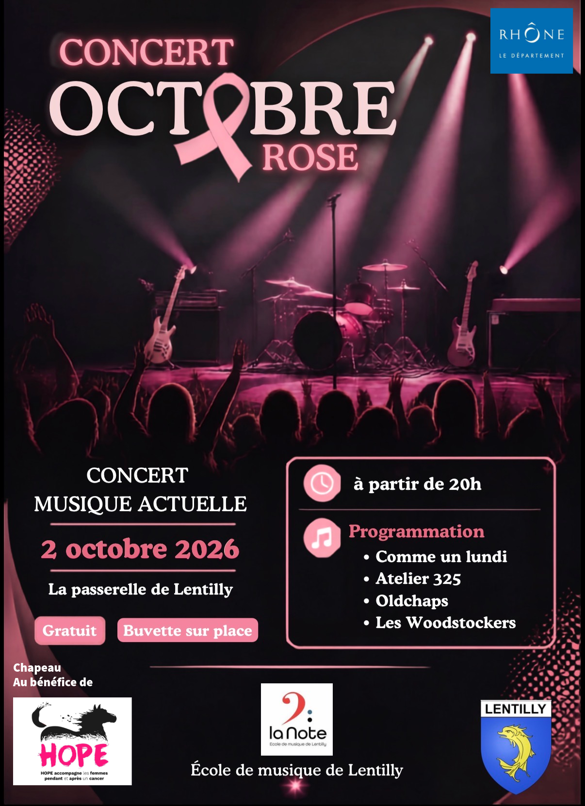 Concert Octobre Rose