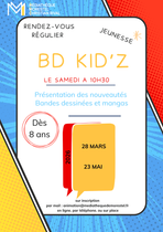 BD kids : rendez-vous jeunesse de présentation des nouveautés mangas et BD_More…