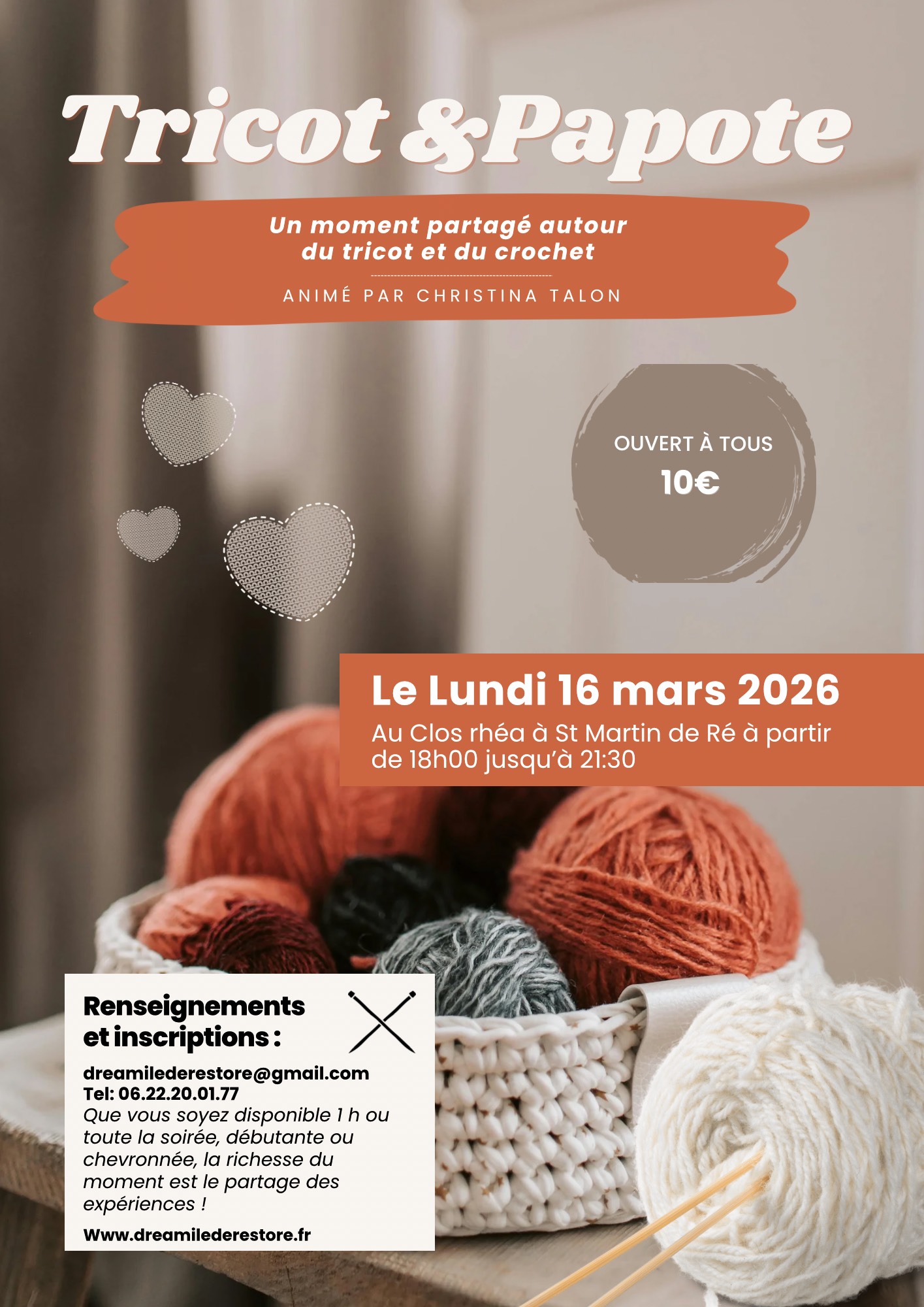 Soirée Tricot & Papote