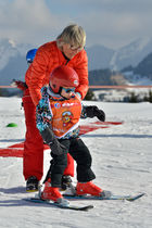 Cours de ski sur le domaine skiable de l'Essert avec l'ESF