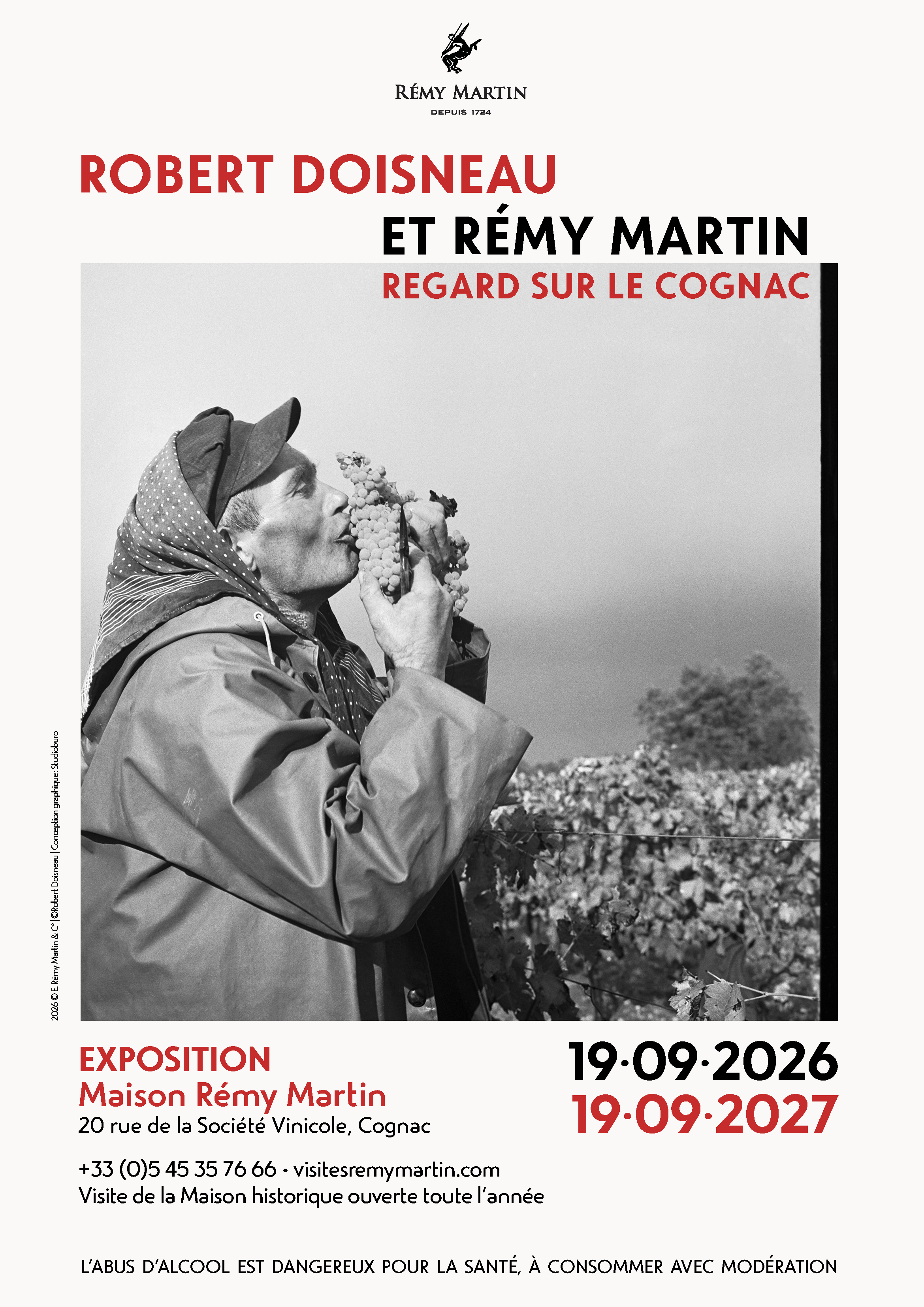 Robert Doisneau et Rémy Martin : Regard sur le cognac