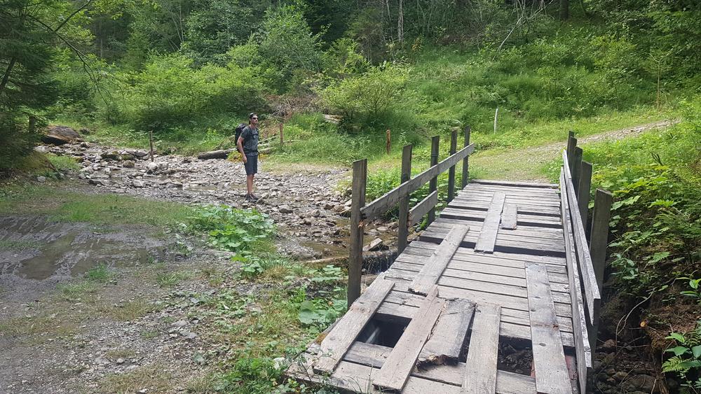 Tour de la Pointe des Mattes - Passerelle