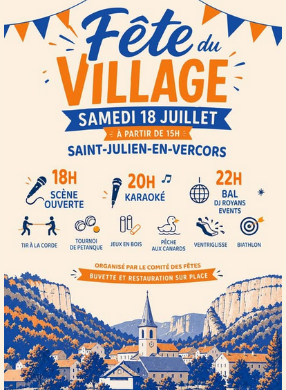 Fête du Village_Saint-Julien-en-Vercors