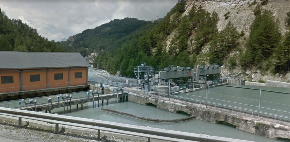 Image Barrage de Bramans_Google Maps