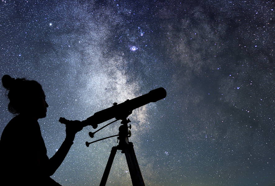 Observation des étoiles_La Toussuire