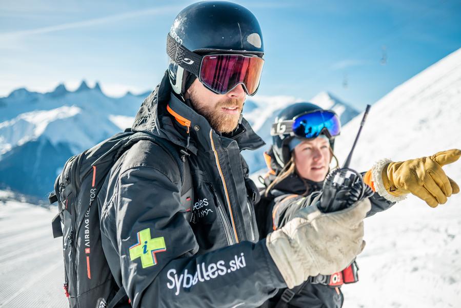 First track at Les Sybelles_Le Corbier