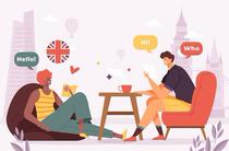 Dessin pour imager la conversation en Anglais_Lans-en-Vercors