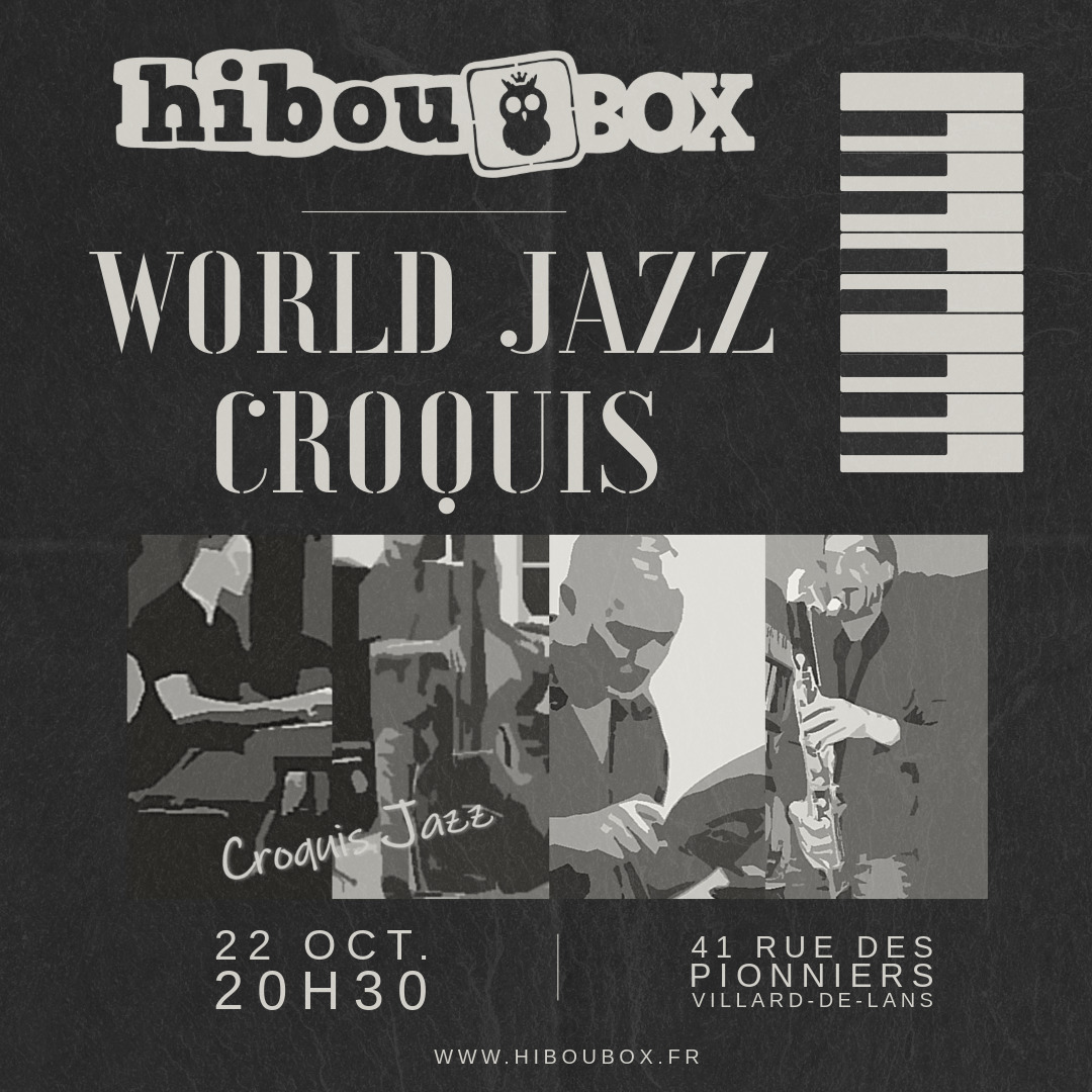 Croquis Quartet World Jazz_Villard-de-Lans