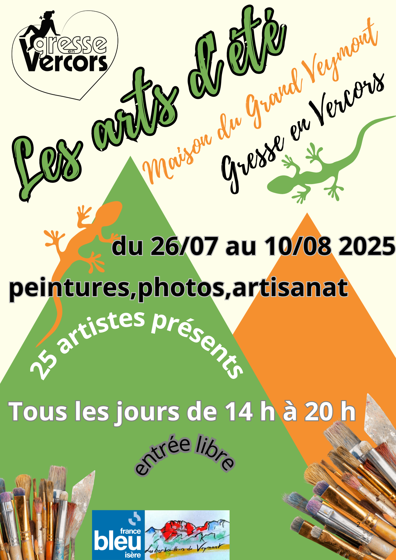 Exposition les arts d'été_Gresse-en-Vercors
