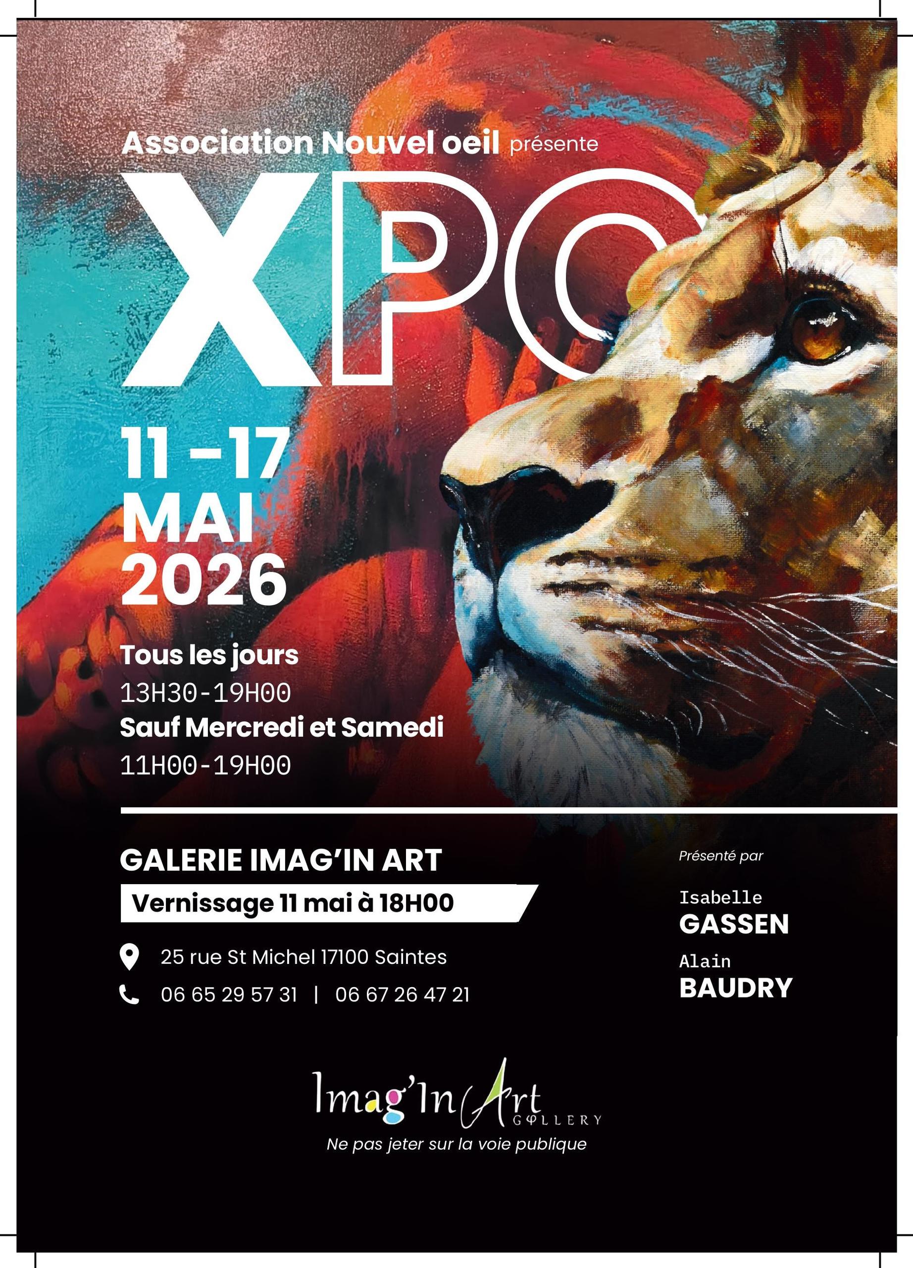 Exposition " XPO" - Isabelle GASSEN et Alain BAUDRY