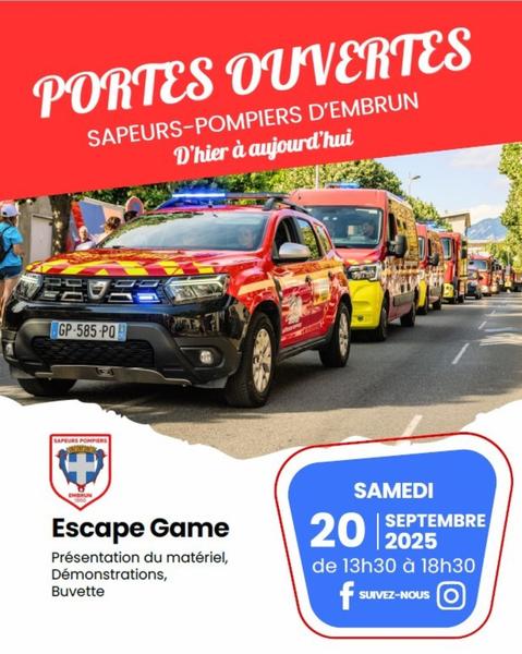 Portes ouvertes caserne des sapeurs-pompiers d'Embrun EMBRUN - © AMICALE DES SAPEURS POMPIERS D EMBRUN Portes ouvertes caserne des sapeurs-pompiers d'Embrun EMBRUN - © AMICALE DES SAPEURS POMPIERS D EMBRUN