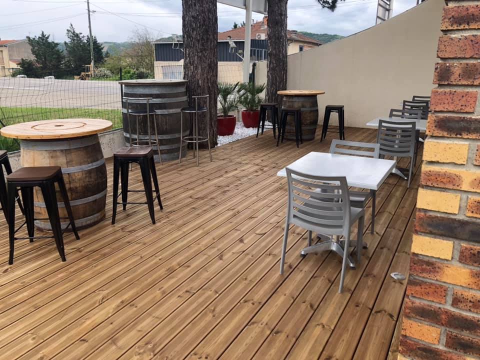 Terrasse Bar des ailes